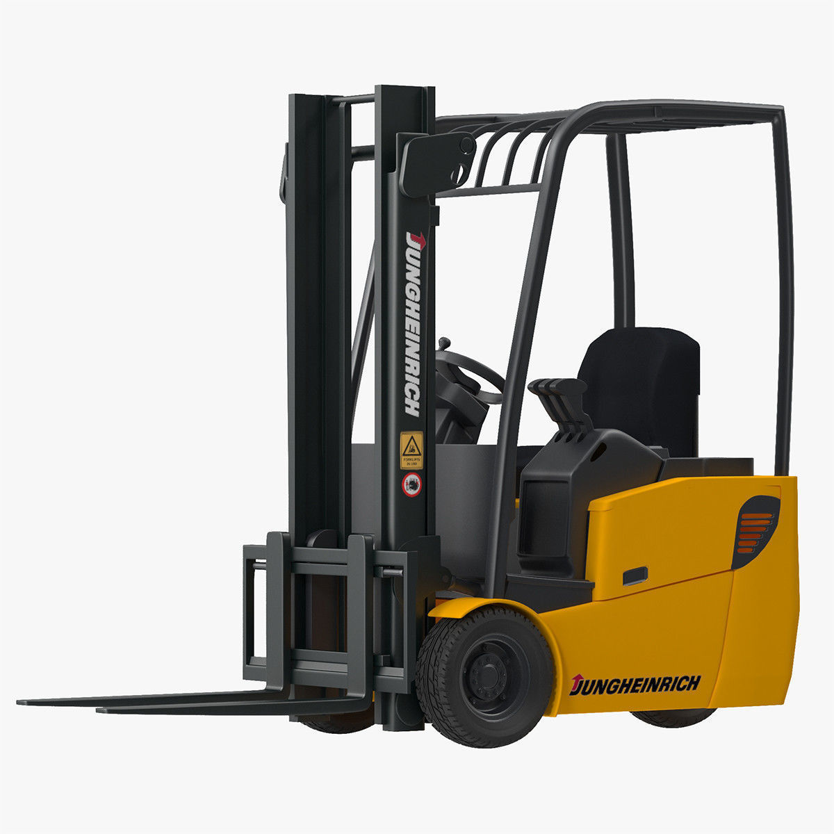 Forklift Jungheinrich 3D model_11