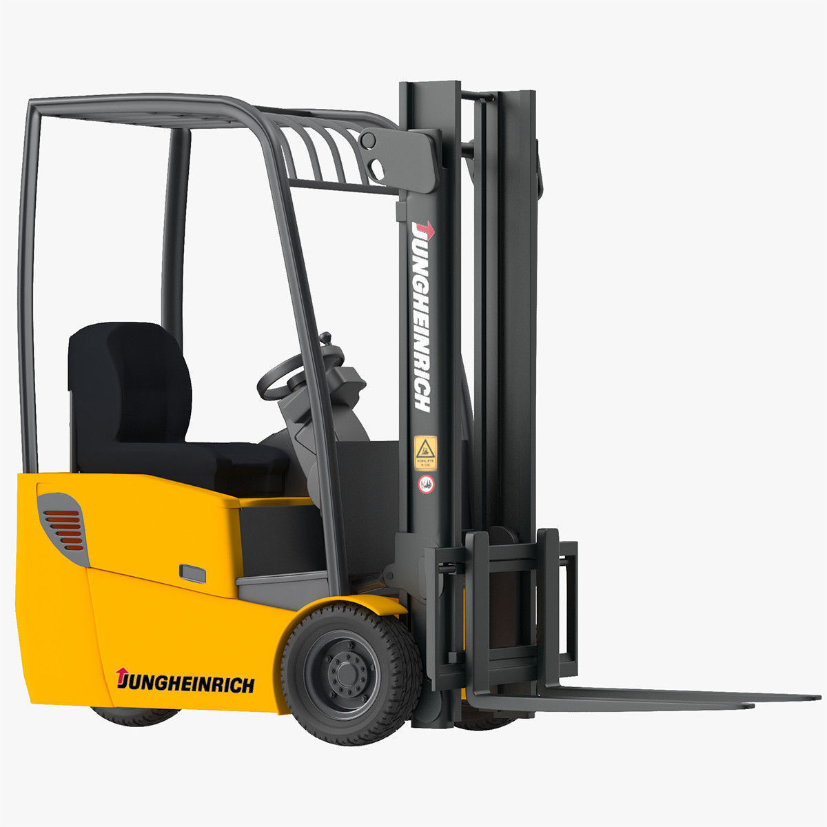 Forklift Jungheinrich 3D model_16