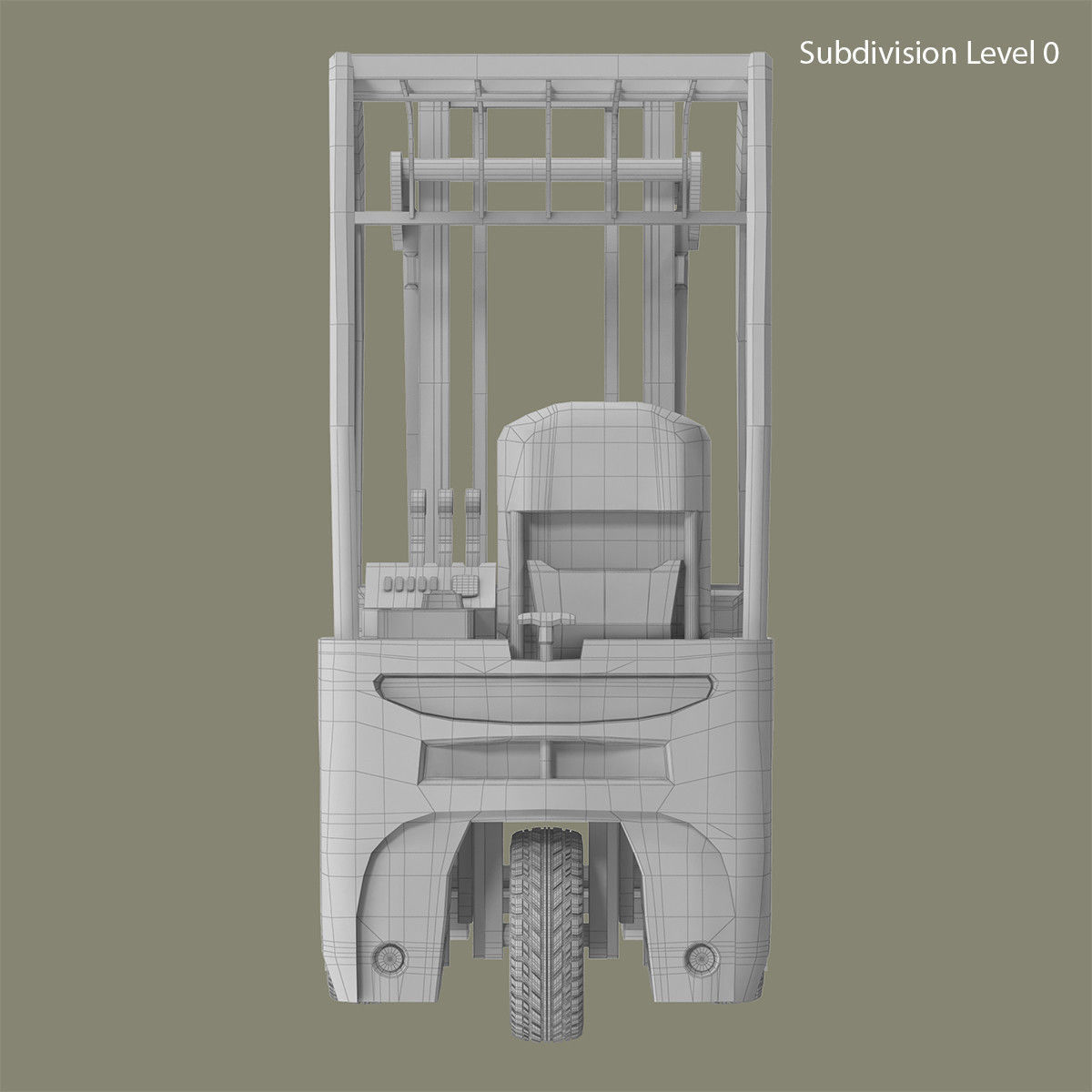 Forklift Jungheinrich 3D model_18