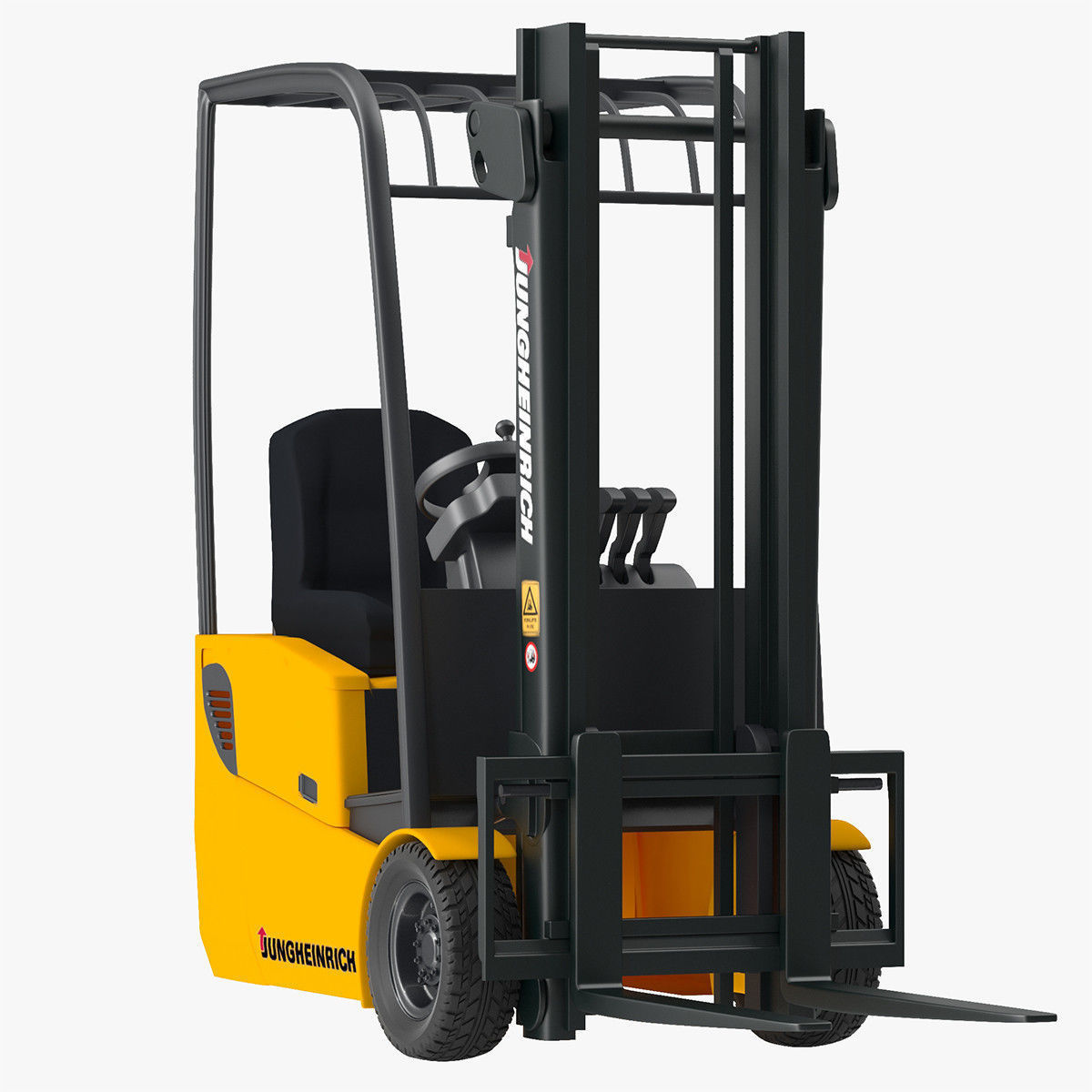 Forklift Jungheinrich 3D model_8