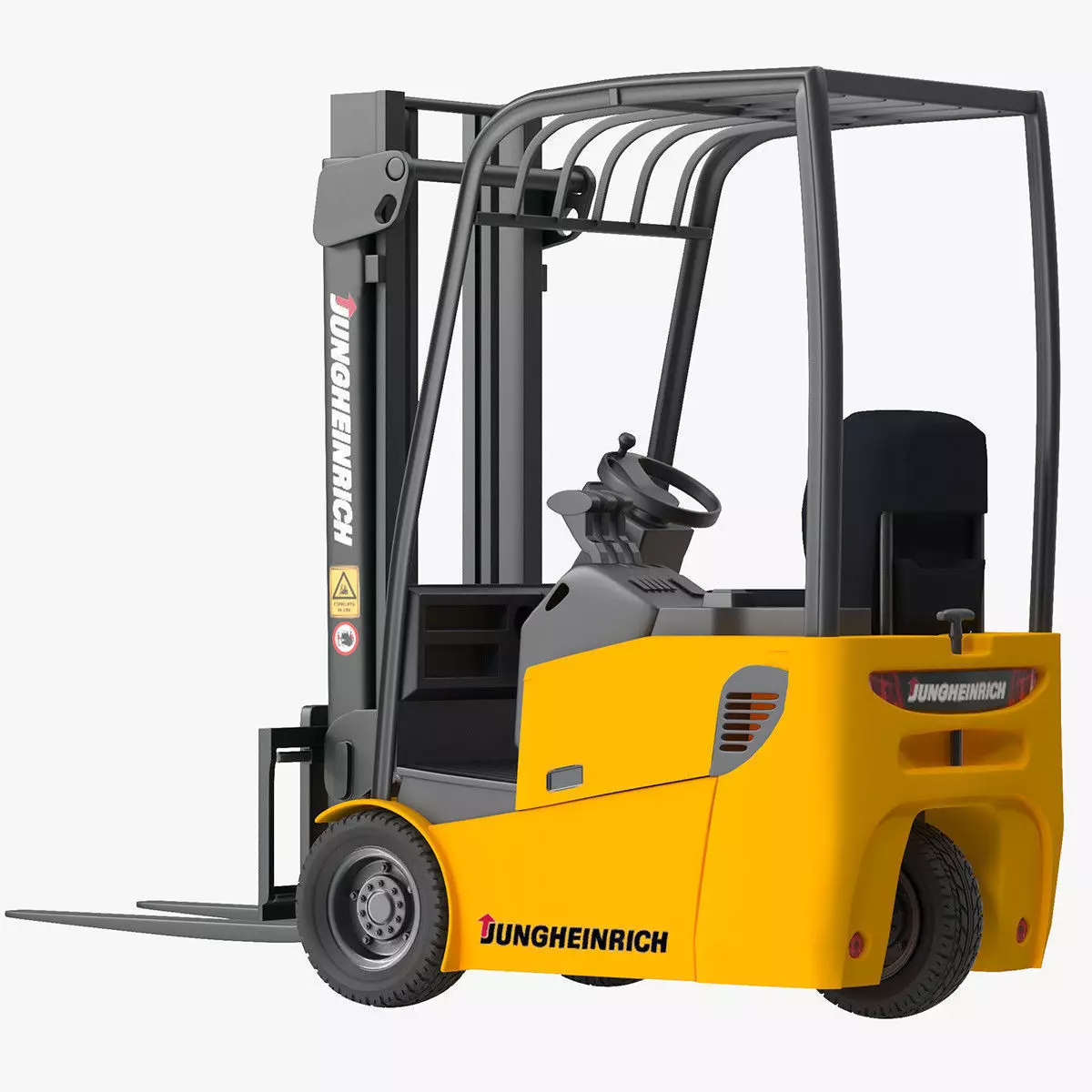 Forklift Jungheinrich 3D model_0