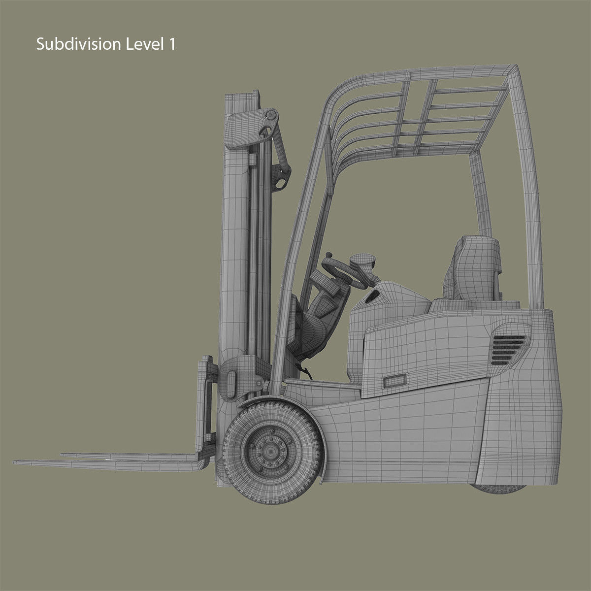 Forklift Jungheinrich 3D model_23
