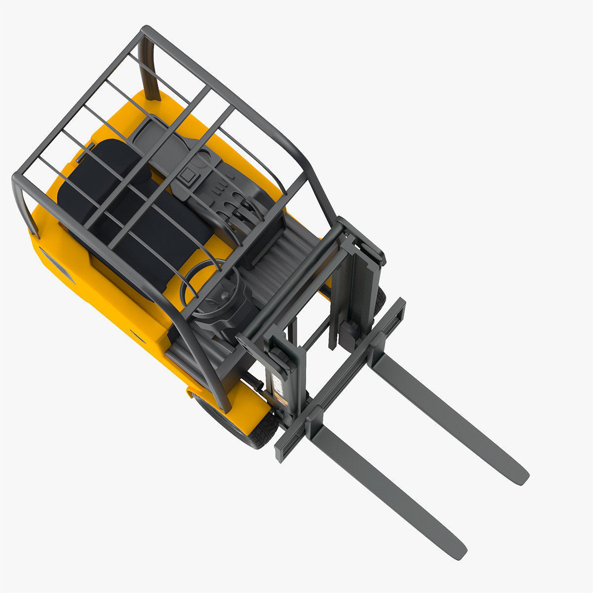 Forklift Jungheinrich 3D model_14