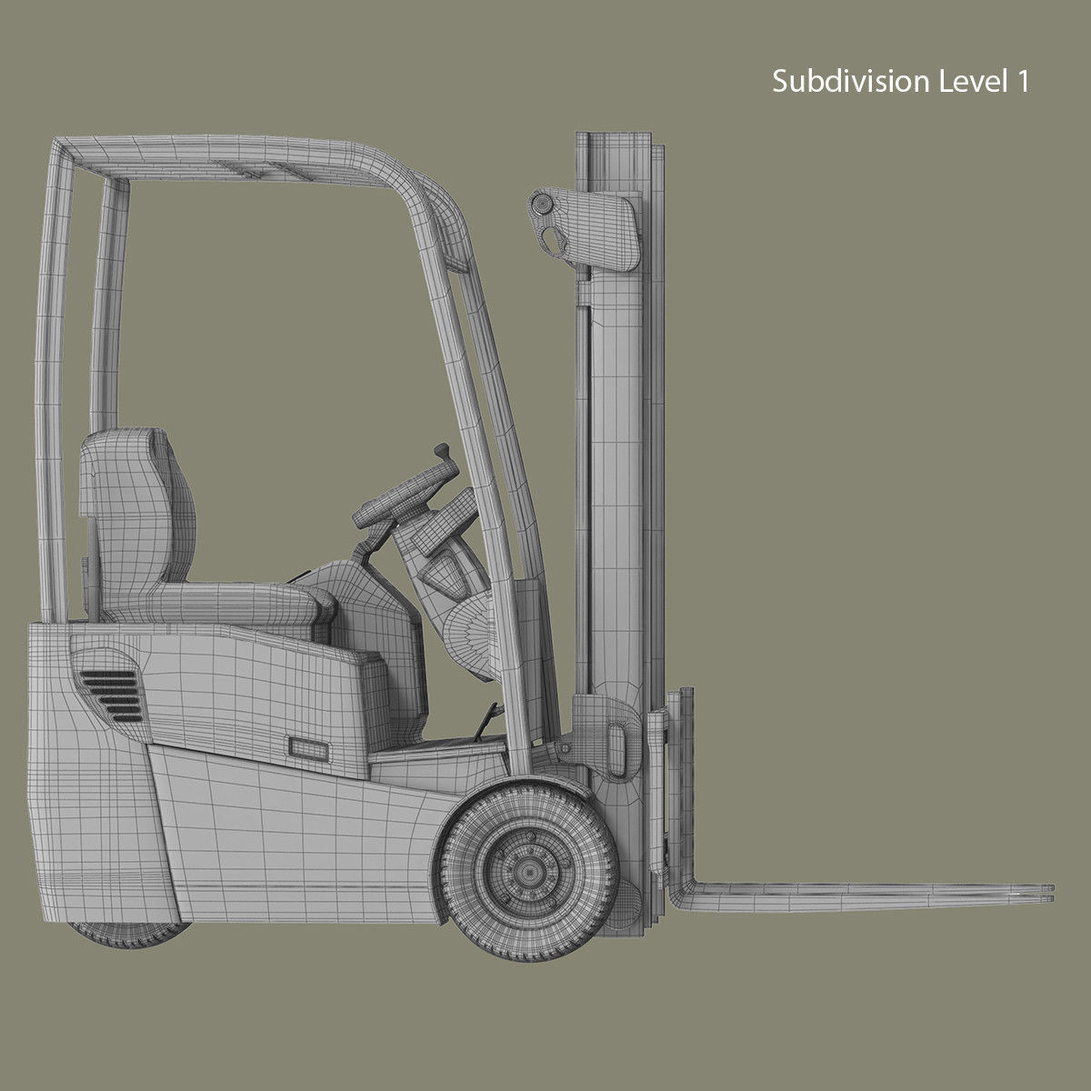 Forklift Jungheinrich 3D model_21