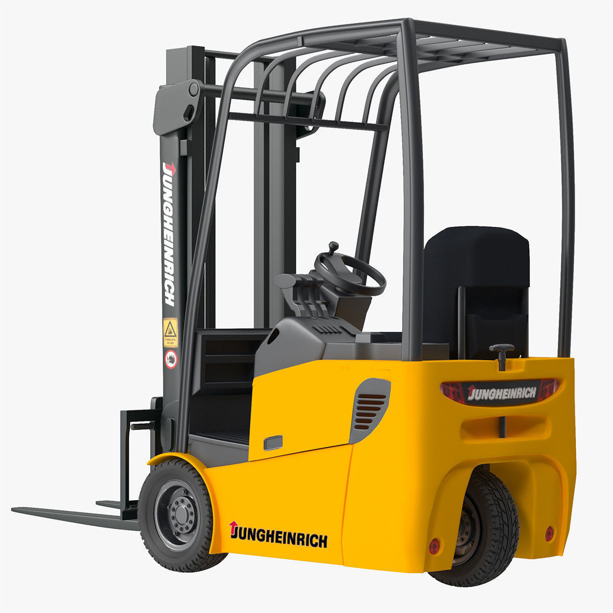 Forklift Jungheinrich 3D model_1