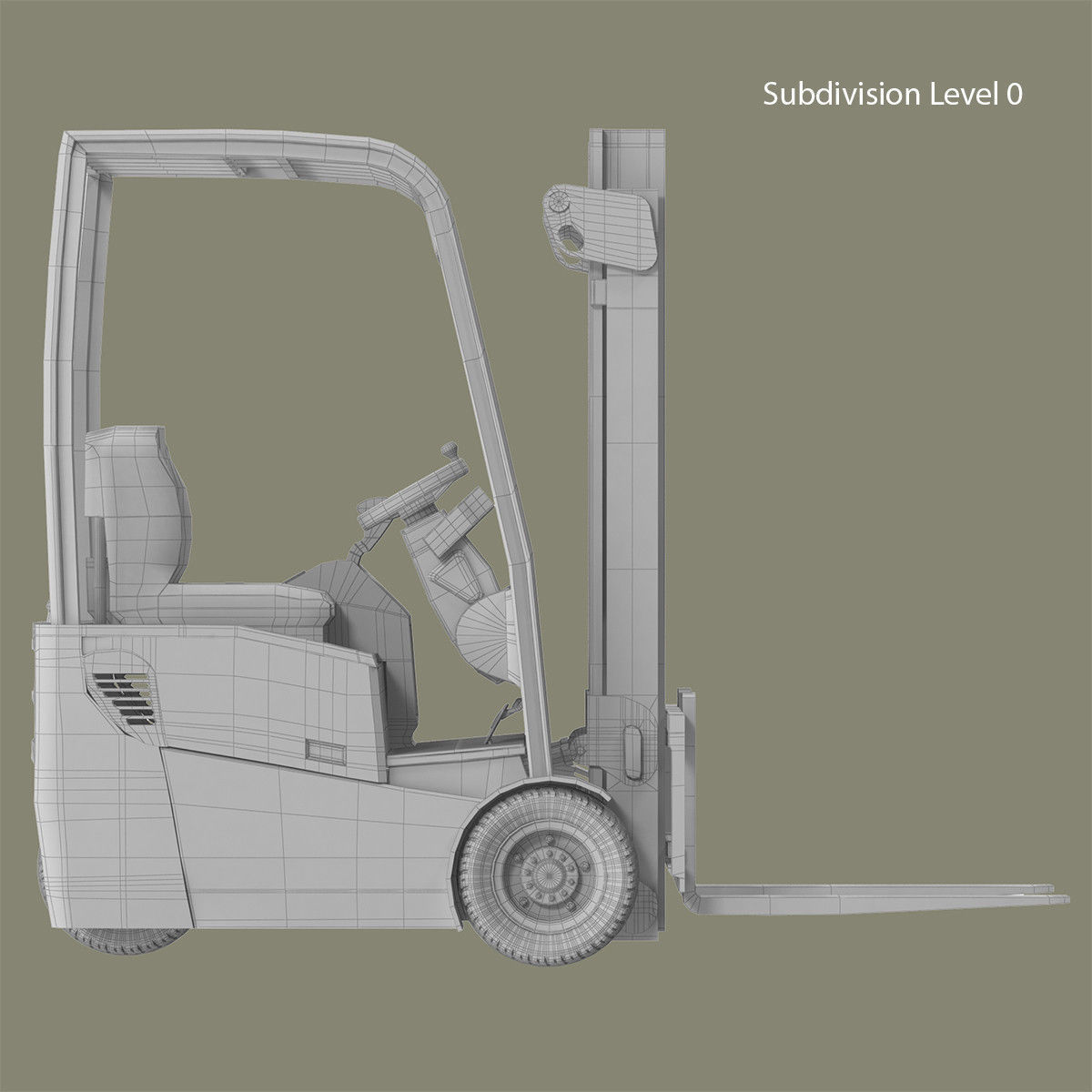 Forklift Jungheinrich 3D model_20