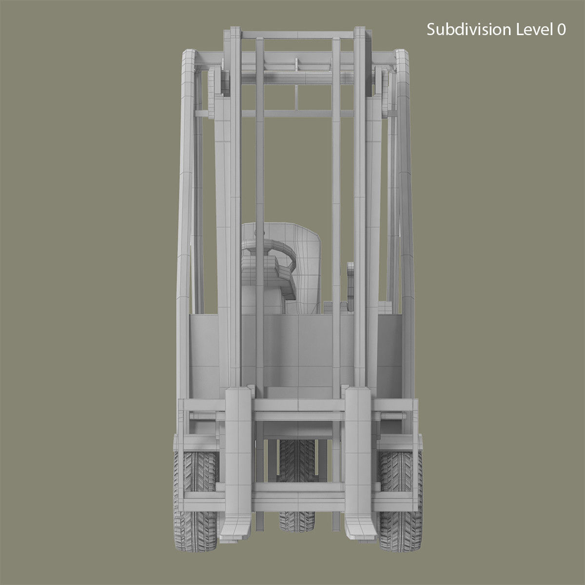 Forklift Jungheinrich 3D model_25