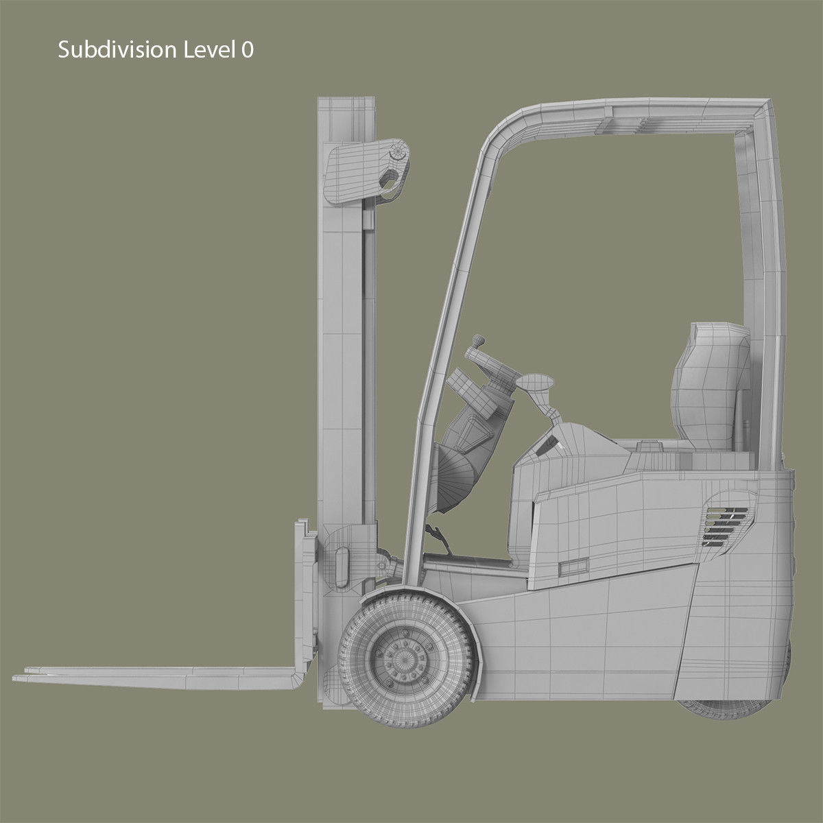Forklift Jungheinrich 3D model_22