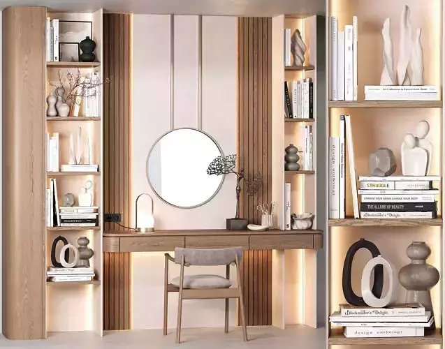 Modern Minimalist Wall Mounted Study