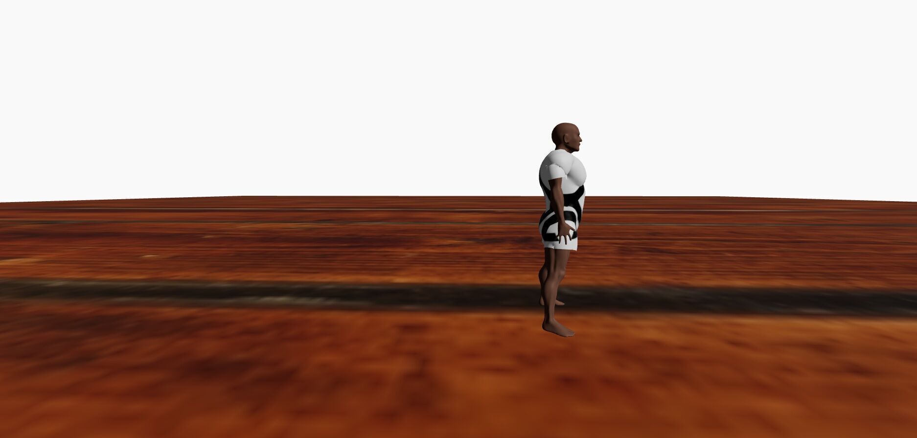 Alternate Maya Greek Future Reality Warrior or Athlete 3D model_3