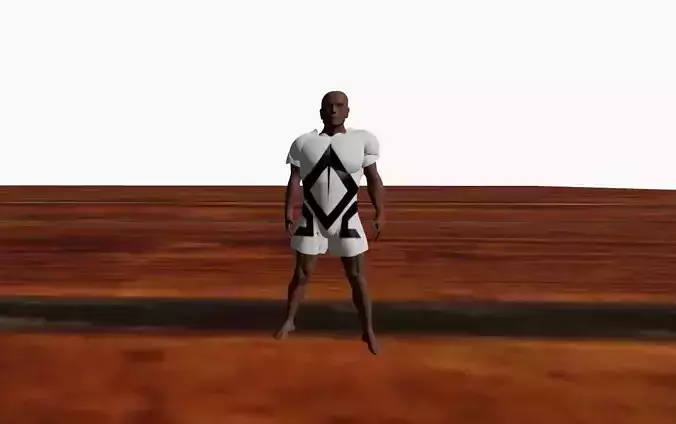 Alternate Maya Greek Future Reality Warrior or Athlete 3D model