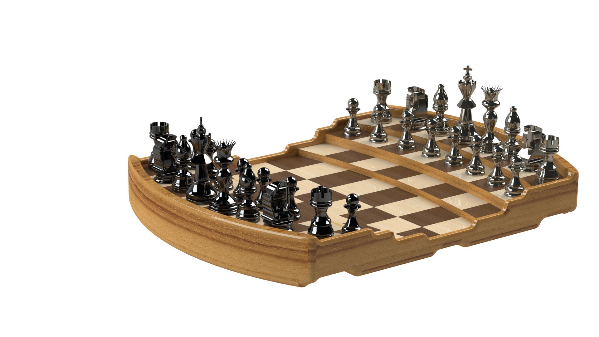 Unique Chess Knight 3D Printable STL STP 3D print model_2