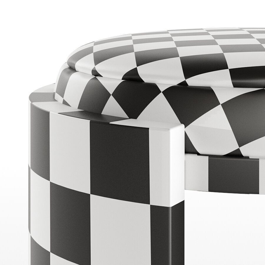 Madison Stool 45cm by Abrego 3D model_15