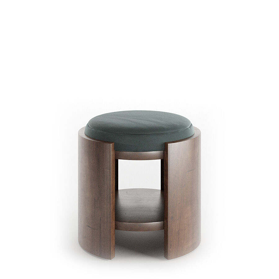 Madison Stool 45cm by Abrego 3D model_2