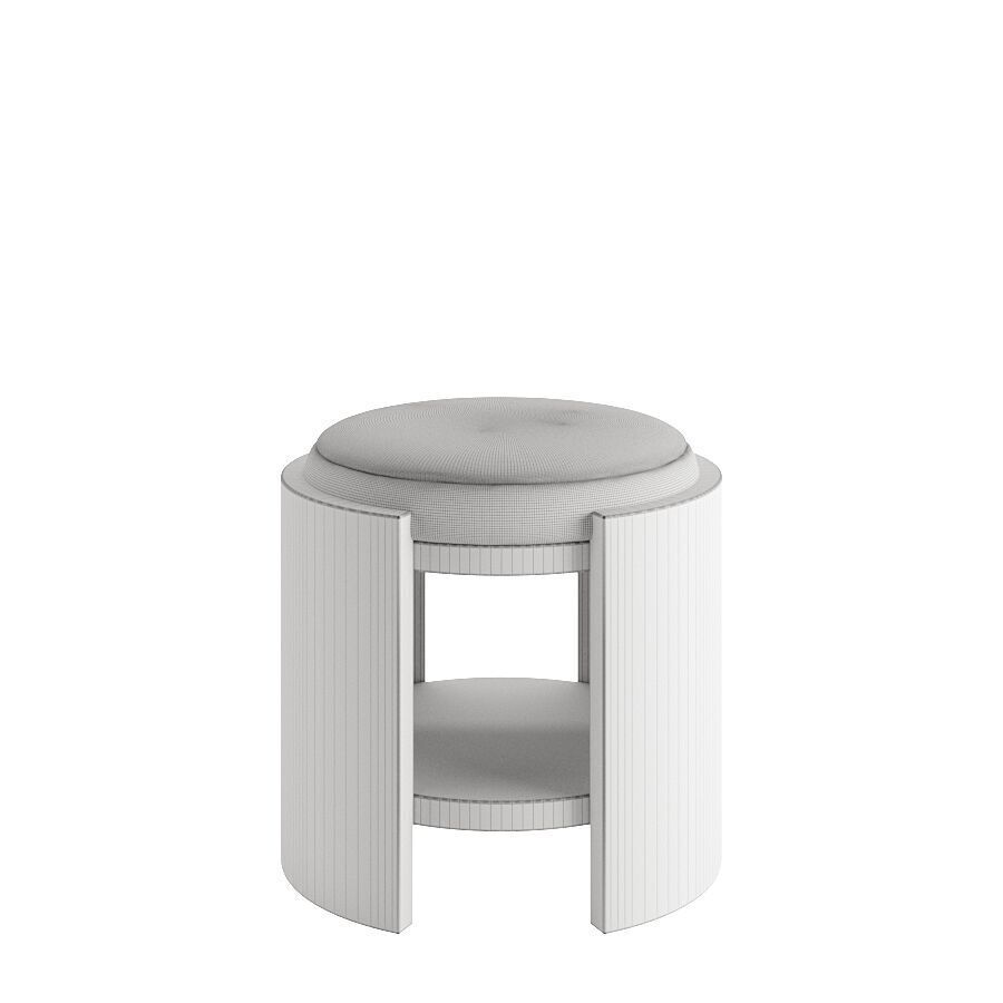 Madison Stool 45cm by Abrego 3D model_6