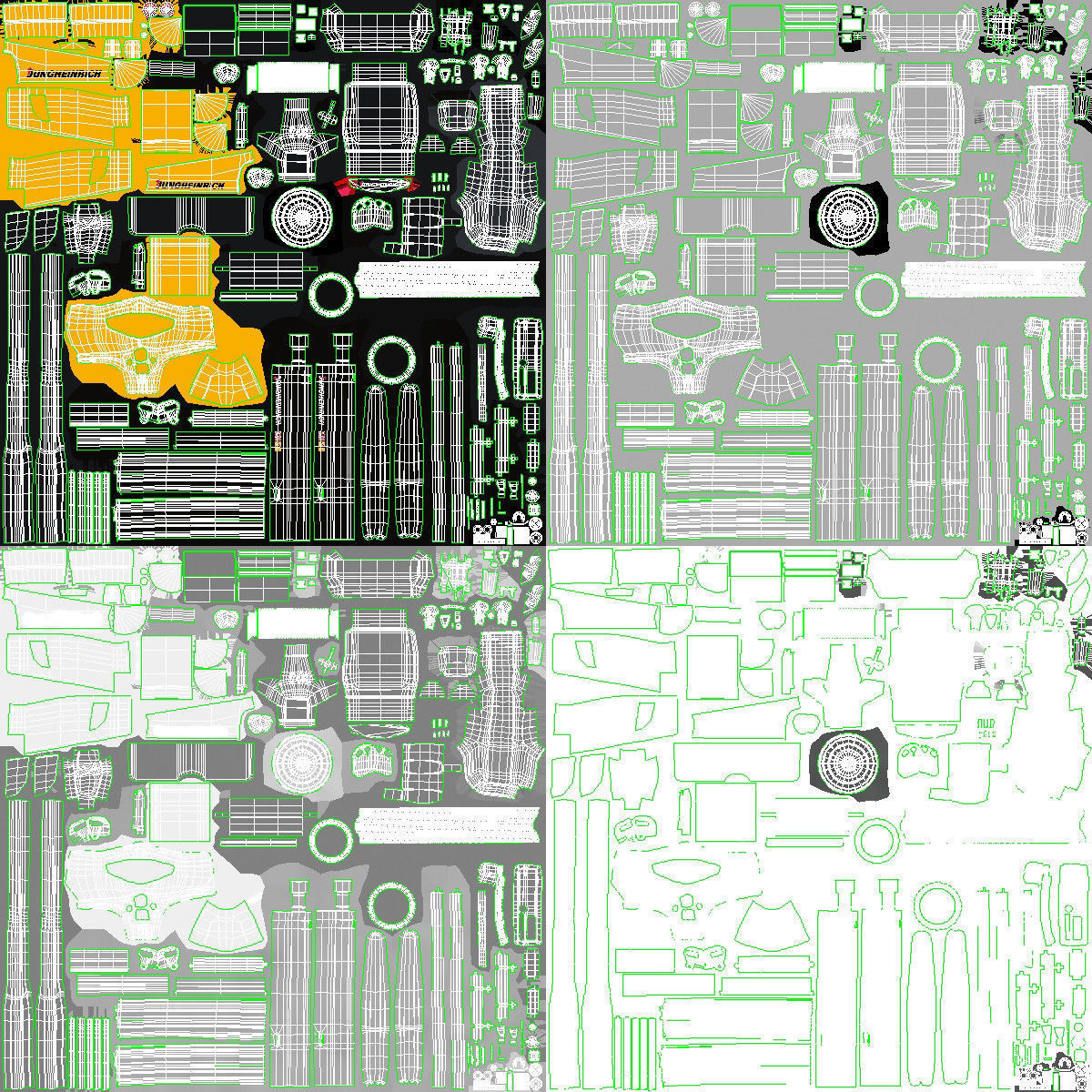 Forklift Jungheinrich 01 3D model_24