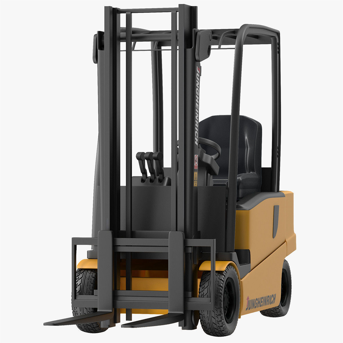 Forklift Jungheinrich 01 3D model_13