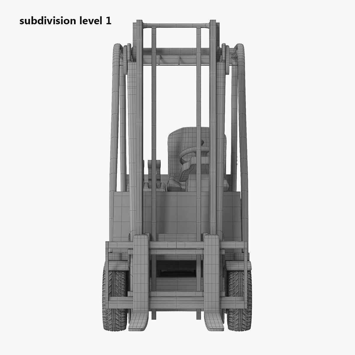 Forklift Jungheinrich 01 3D model_21