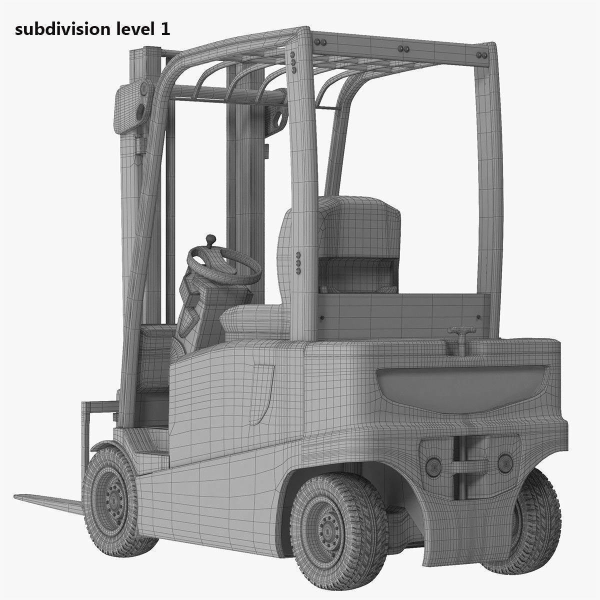 Forklift Jungheinrich 01 3D model_16