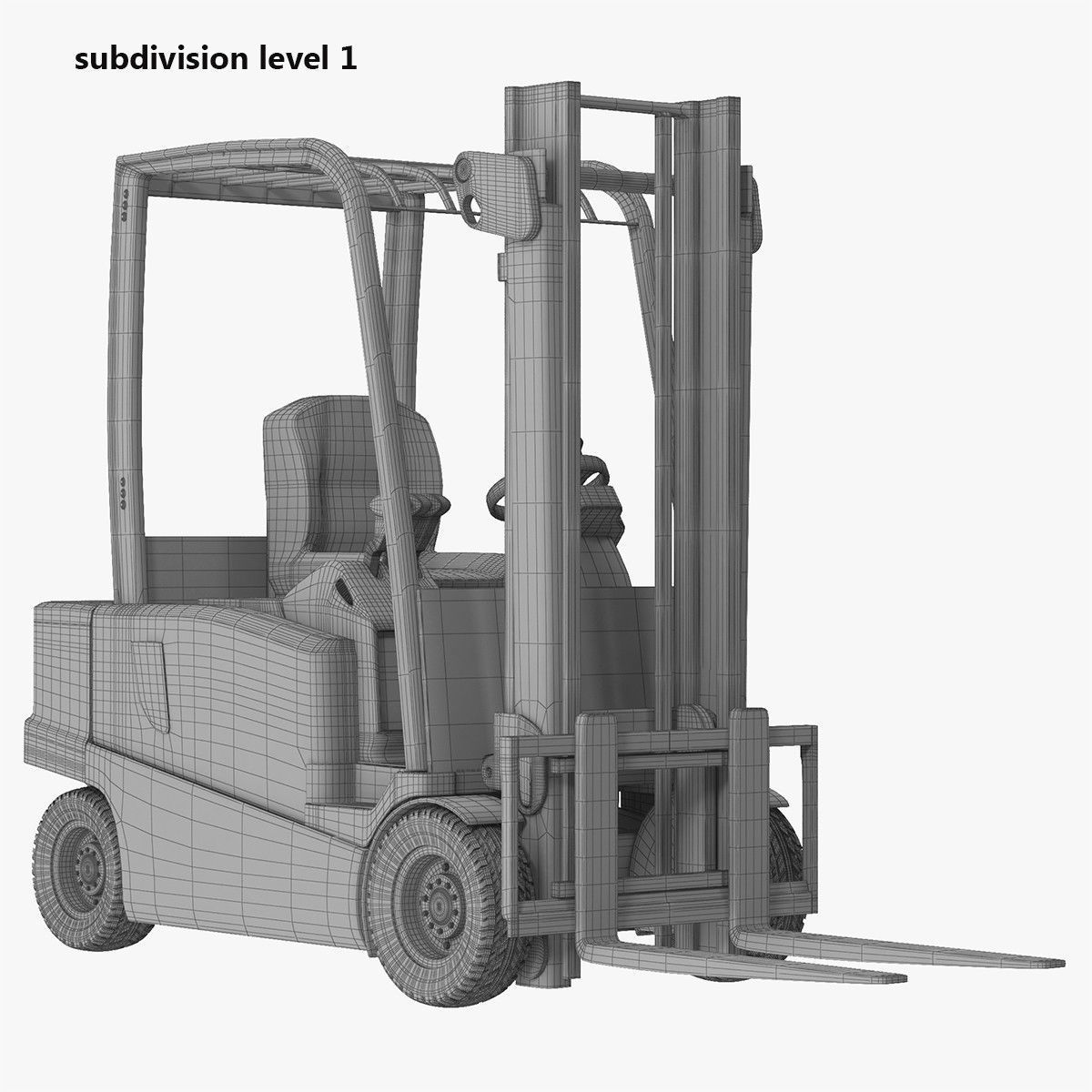 Forklift Jungheinrich 01 3D model_19