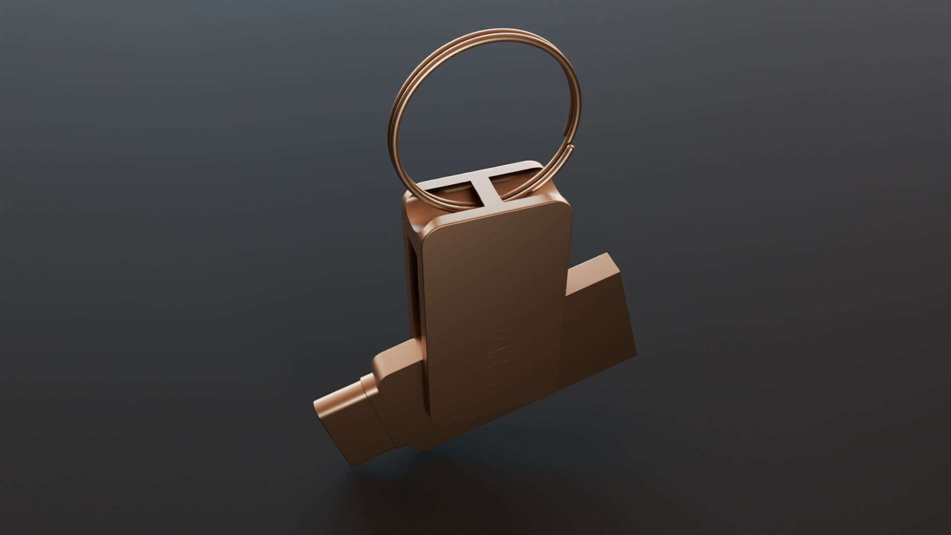 Flash disk 3D print model_3