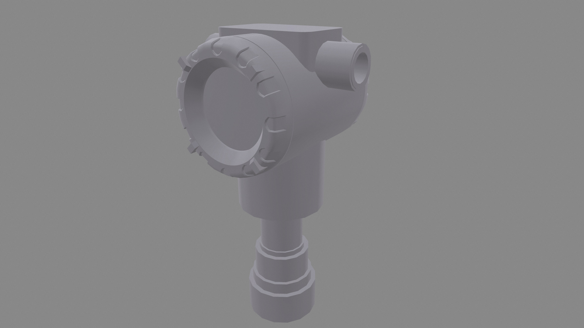 Honeywell Pressure Transmitter Low Poly Low-poly 3D model_40