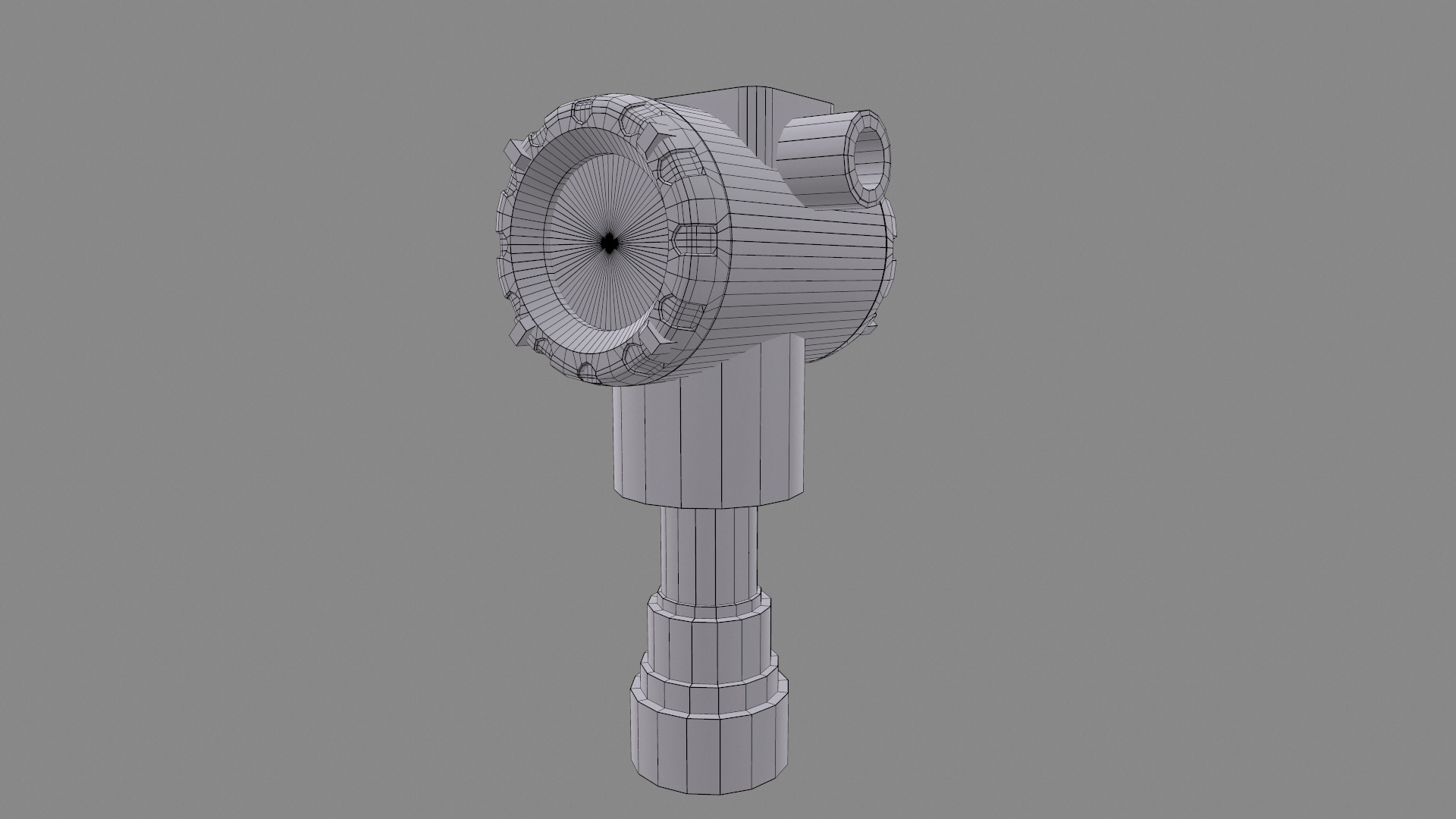 Honeywell Pressure Transmitter Low Poly Low-poly 3D model_38