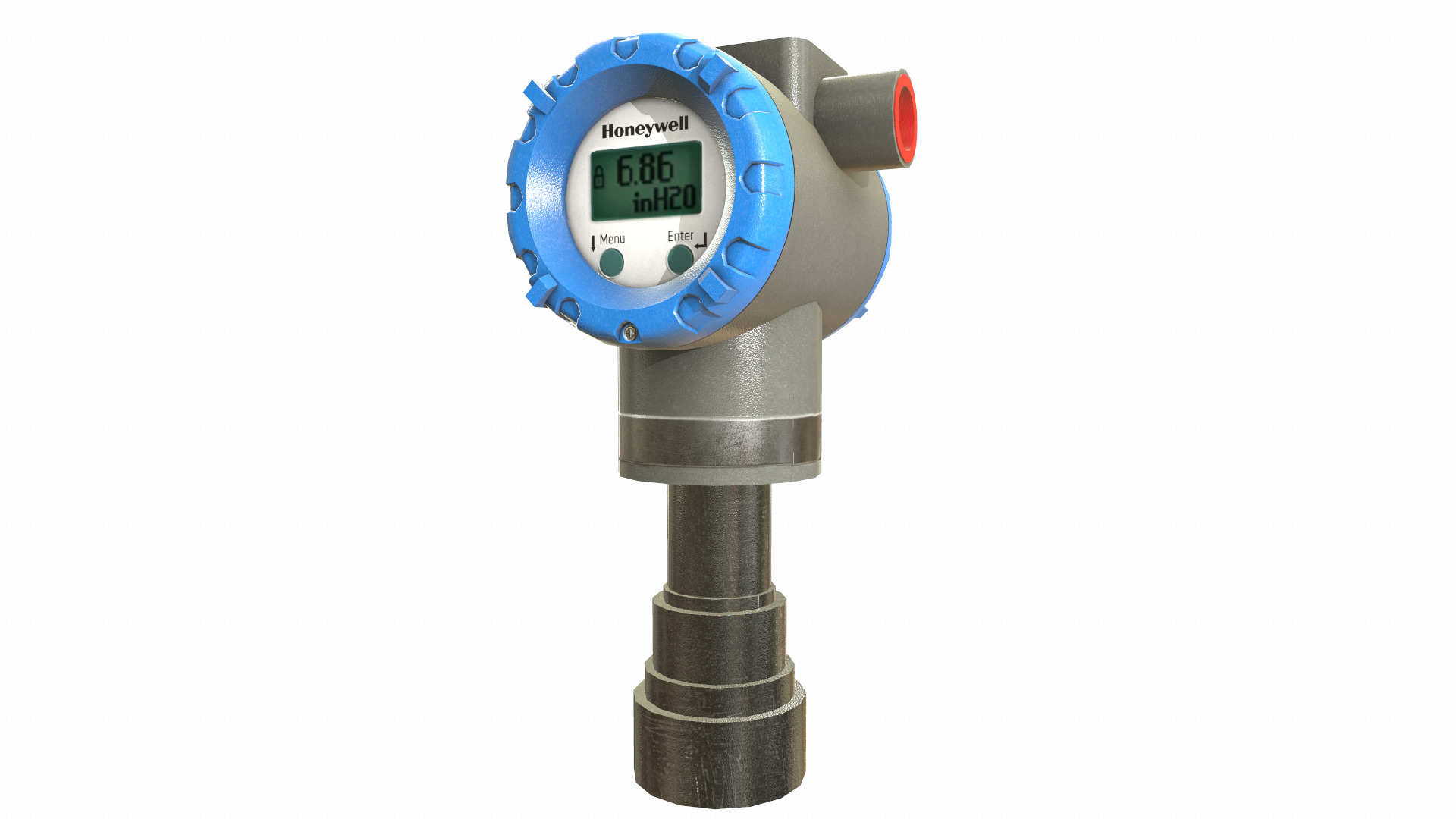 Honeywell Pressure Transmitter Low Poly Low-poly 3D model_22