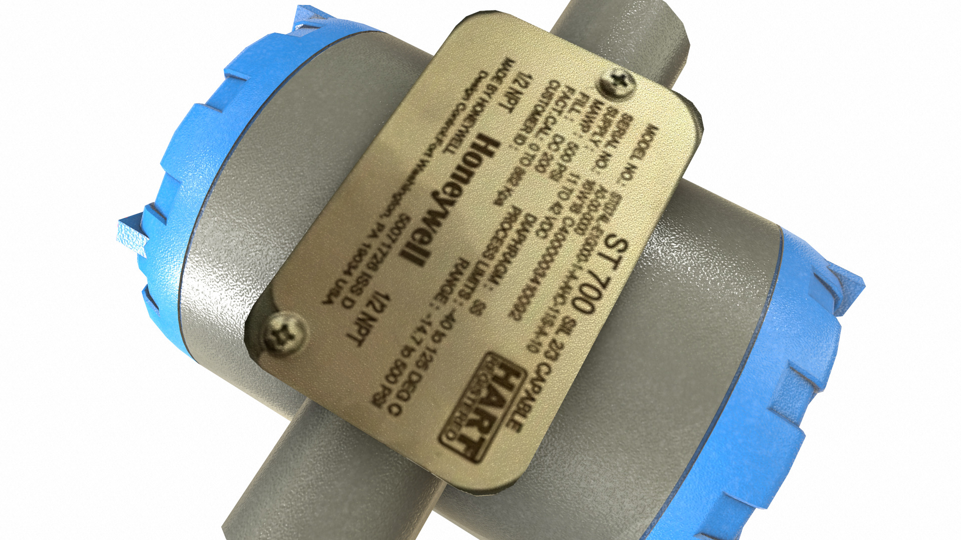 Honeywell Pressure Transmitter Low Poly Low-poly 3D model_18