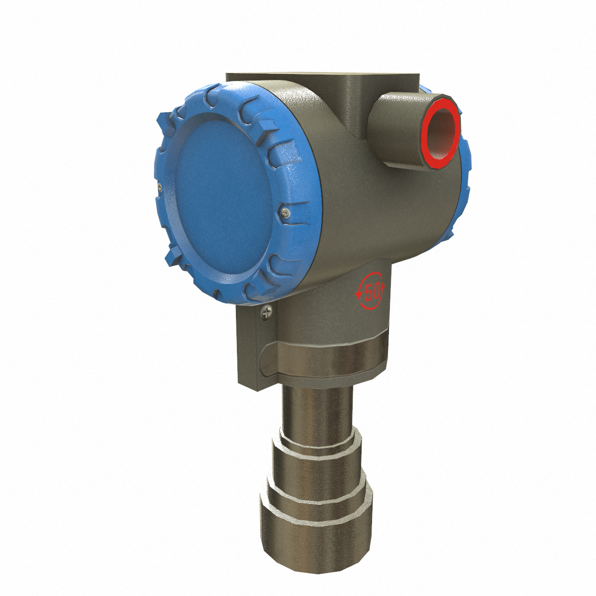 Honeywell Pressure Transmitter Low Poly Low-poly 3D model_4