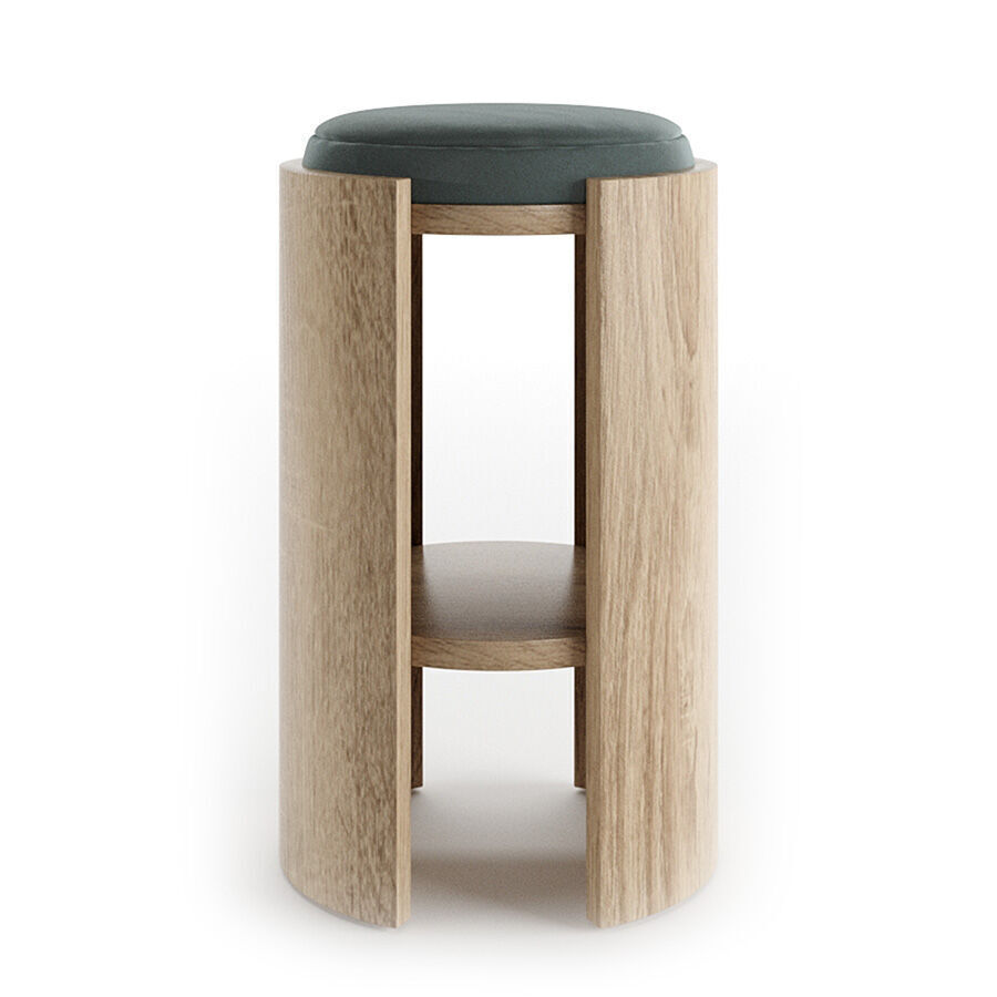 Madison Counter Stool 74cm by Abrego 3D model_5