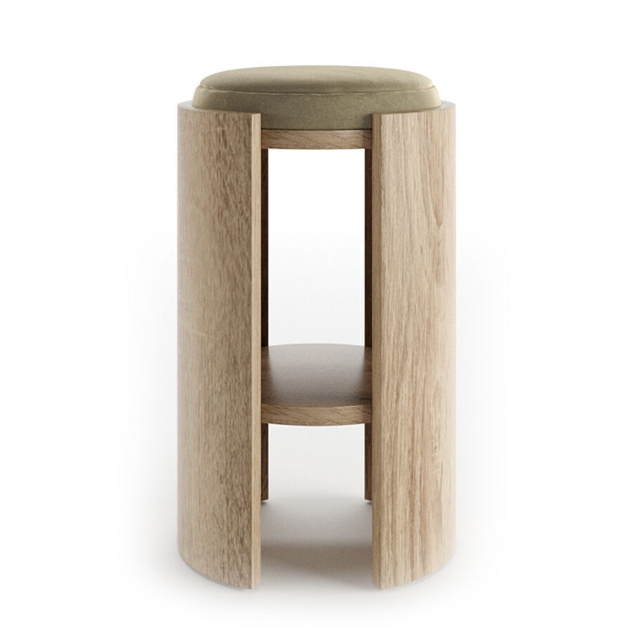 Madison Counter Stool 74cm by Abrego 3D model_4
