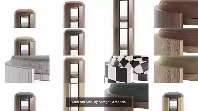 Madison Stool by Abrego