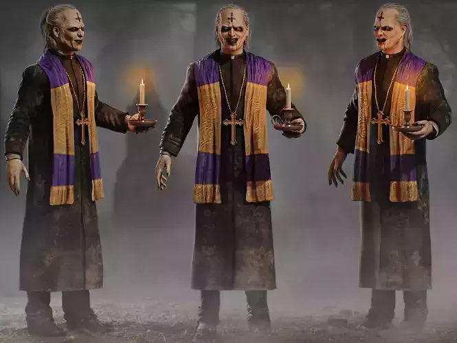 Horror Mad Priest