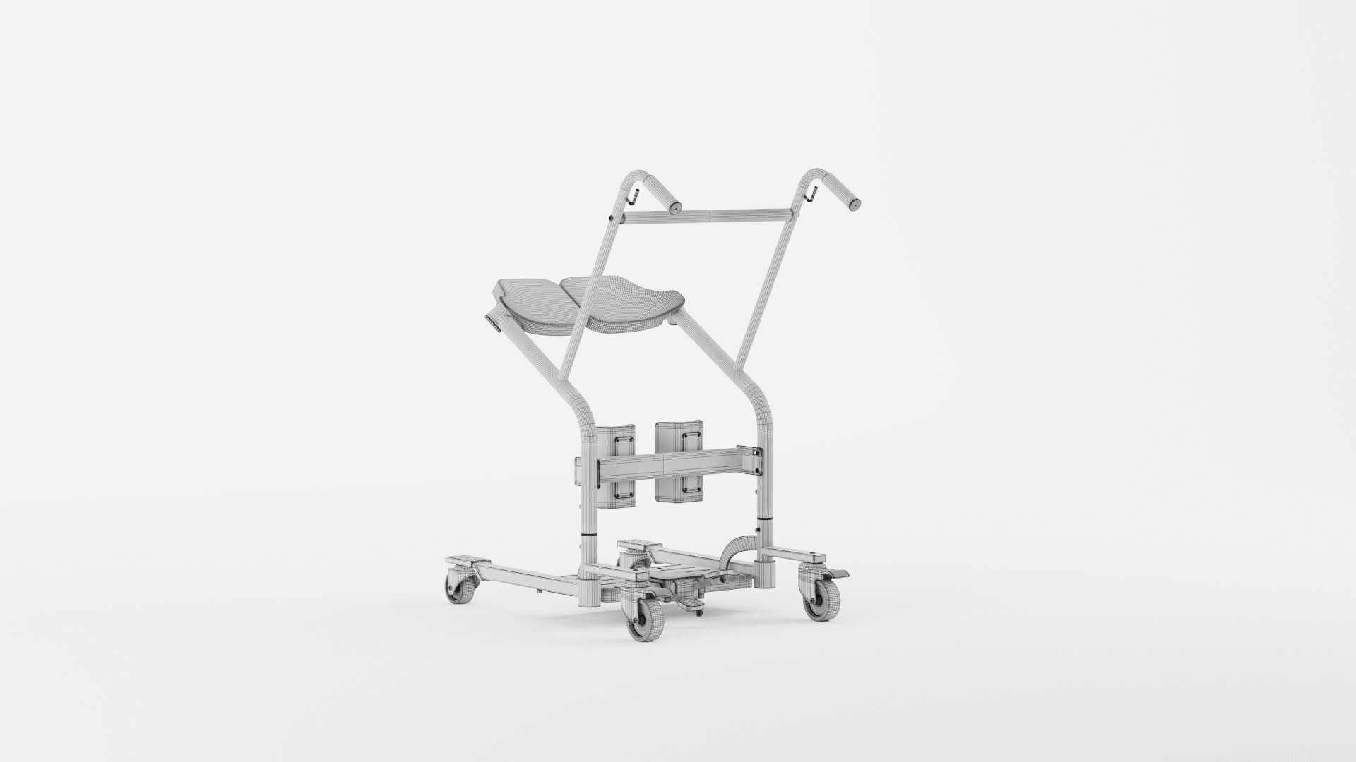 Proactive Medical Protekt Move Sit to Stand Manual Patient Lift 3D model_10