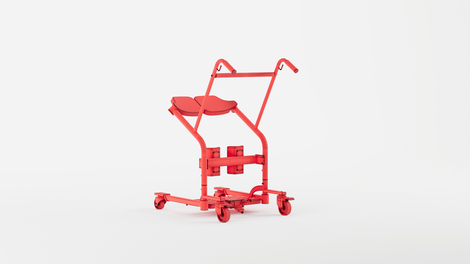 Proactive Medical Protekt Move Sit to Stand Manual Patient Lift 3D model_11