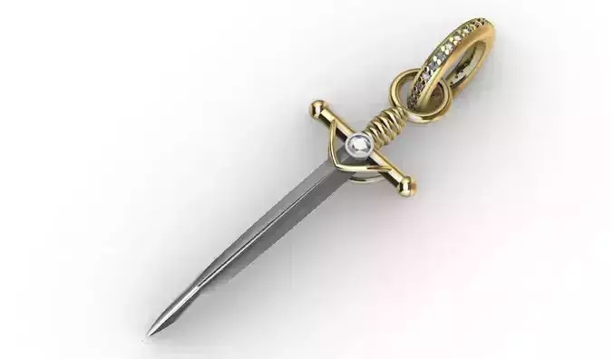 Sword Pendant - Dije o pendiente de espada 
