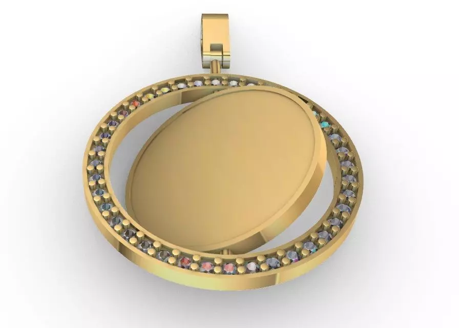 Pendiente Giratorio - rotating pendant 3D print model