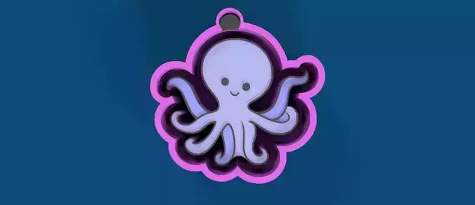 Octopus Freshie Mold  versatile silicone mold casting