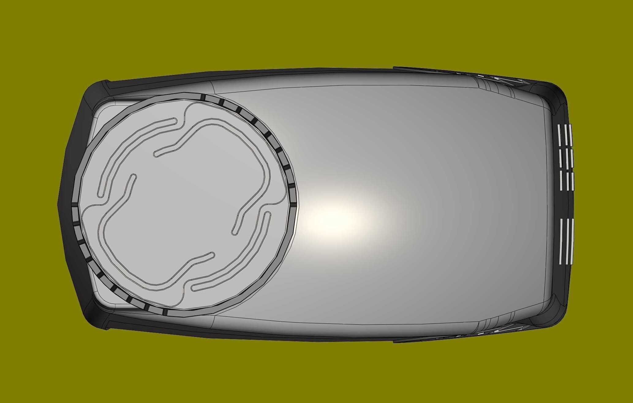 Plastic canister for engine oil A and AK 1L 3D print model_17