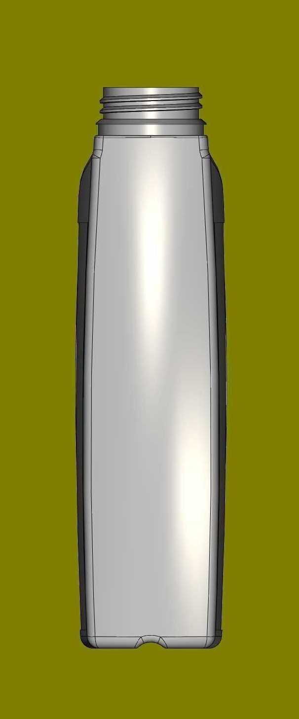 Plastic canister for engine oil A and AK 1L 3D print model_15