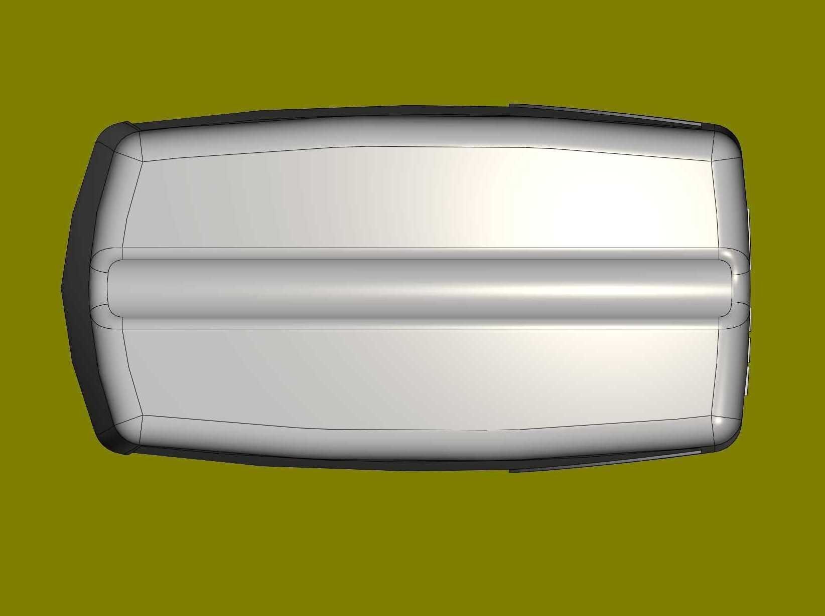 Plastic canister for engine oil A and AK 1L 3D print model_16