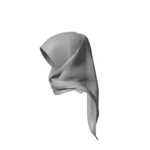 Arabian Easter Hijab  3D model