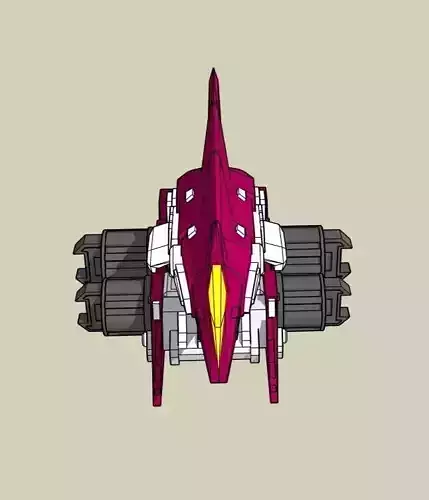 Crush Gear Turbo - Thunder Horn Custom 3D print model