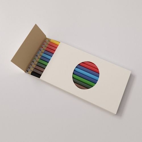 Colour pencil 3D model