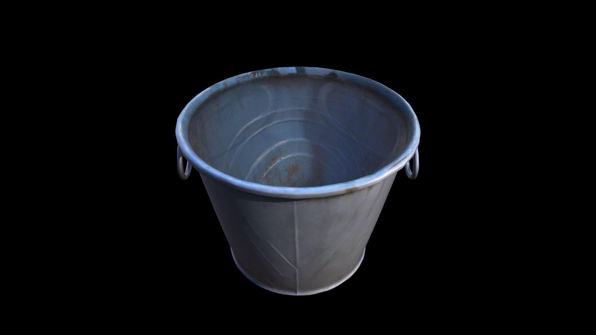 3d Render Plastic Household Bucket 3D model_2