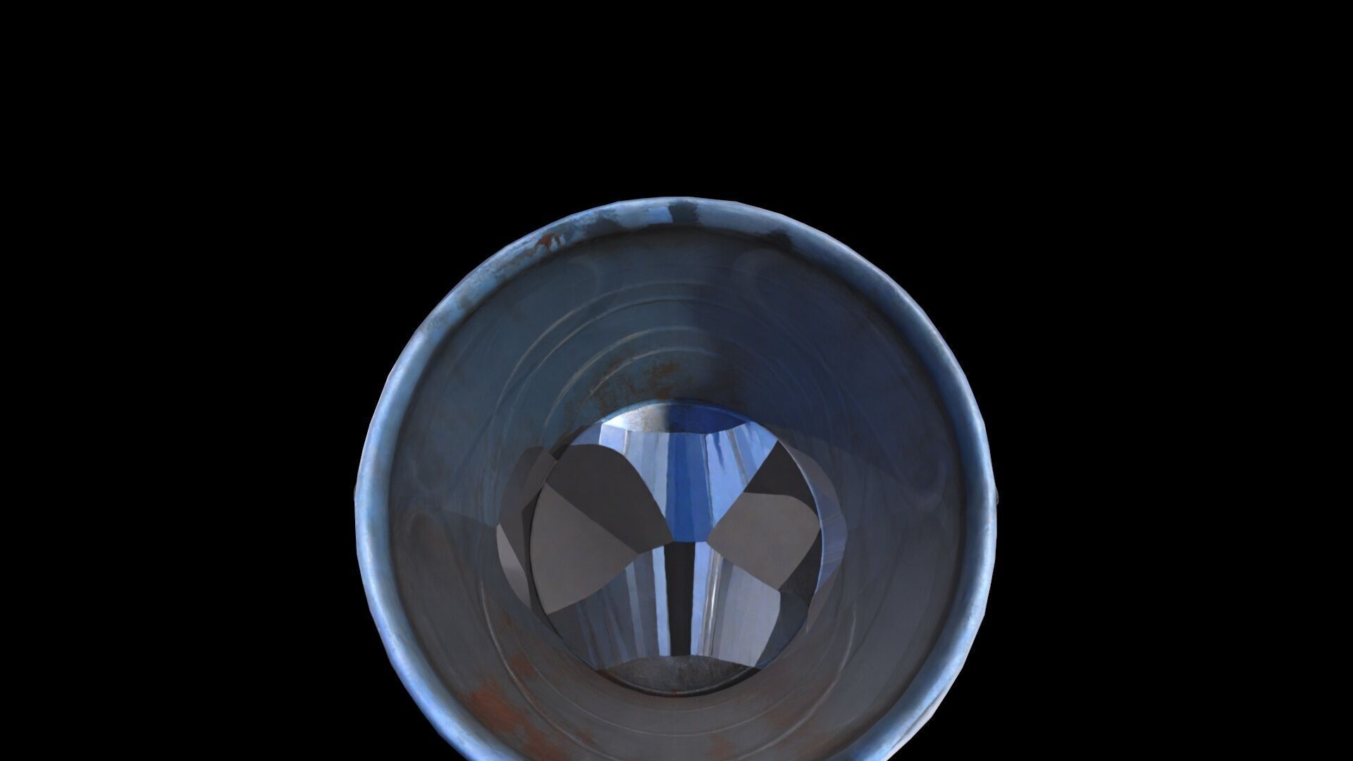 3d Render Plastic Household Bucket 3D model_4