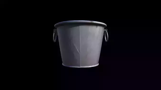 3d Render Plastic Household Bucket