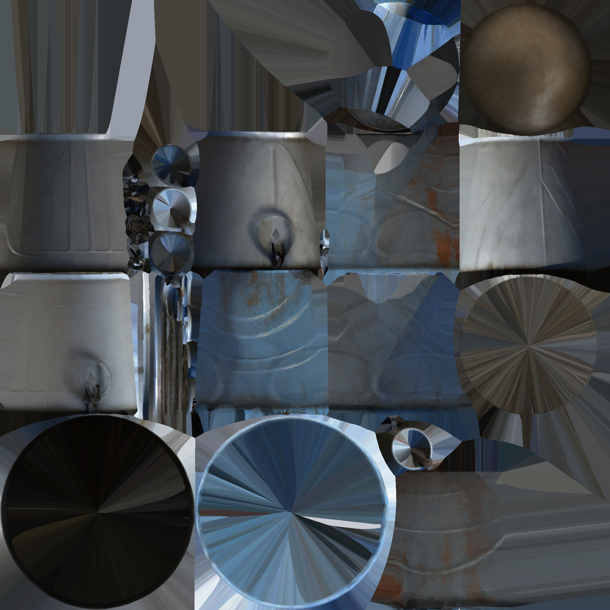 3d Render Plastic Household Bucket 3D model_7