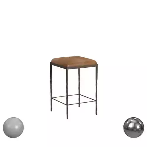 Bose Leather 26 Counter Stool Chestnut Brown